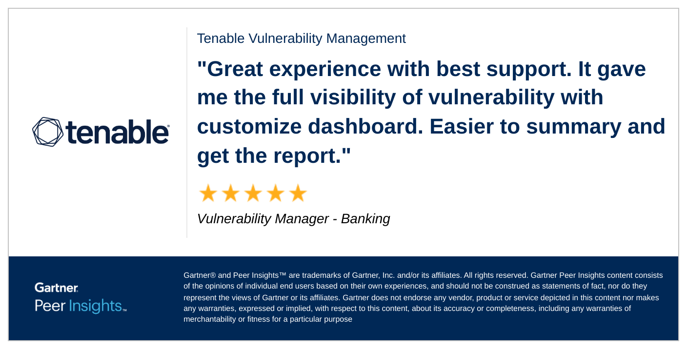 Vulnerability Manager in the Banking Industry