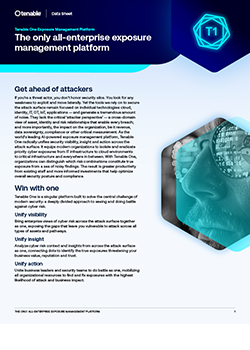 Tenable One Data Sheet